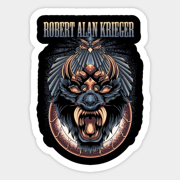 ROBERT ALAN KRIEGER VTG Sticker by kuzza.co